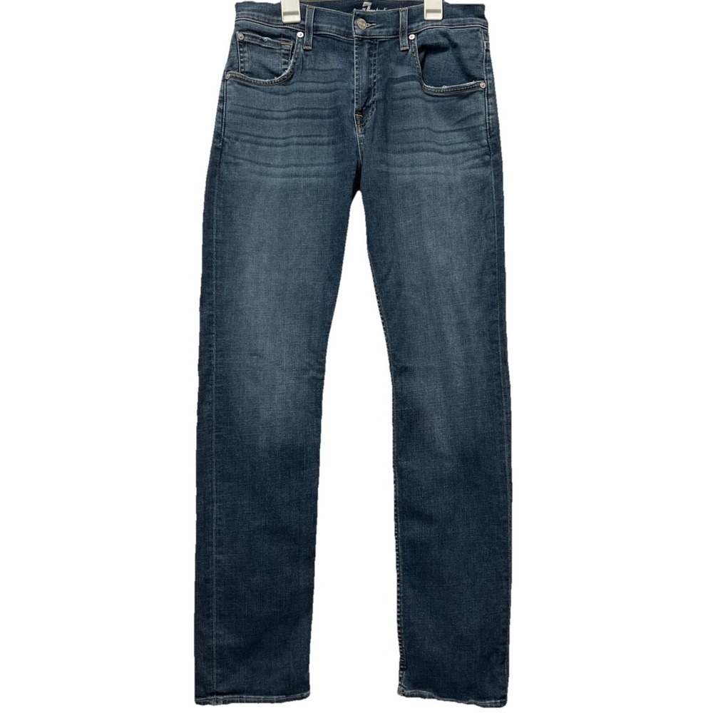 7 For All Mankind Women's Distressed Jeans "The Straight" Size 32